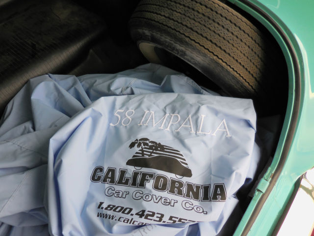 1958 Turquoise / white Chevrolet Impala 2 Door Hardtop