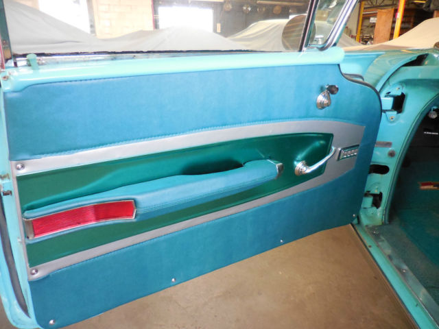 1958 Turquoise / white Chevrolet Impala 2 Door Hardtop