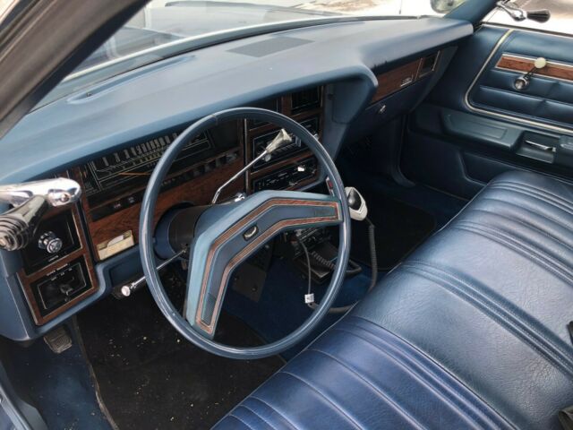 1977 Blue Ford LTD Sedan