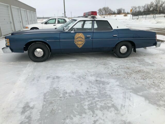 1977 Blue Ford LTD Sedan