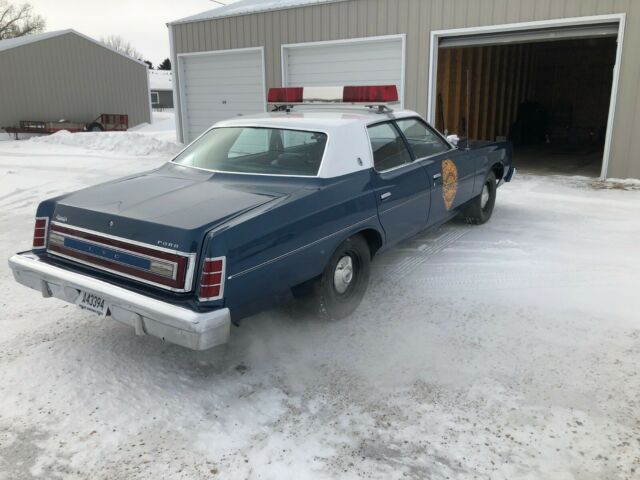 1977 Blue Ford LTD Sedan