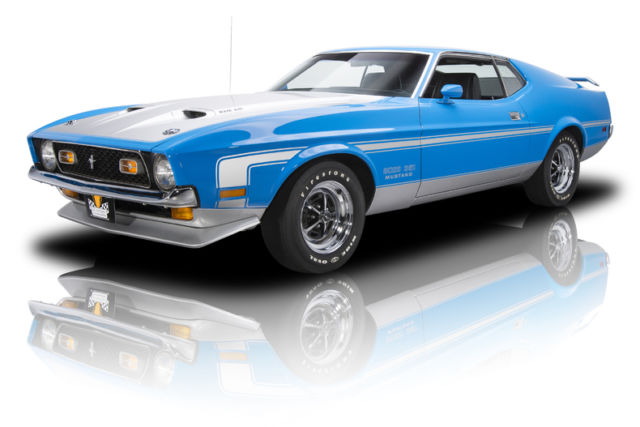 1971 Blue Ford Mustang Coupe