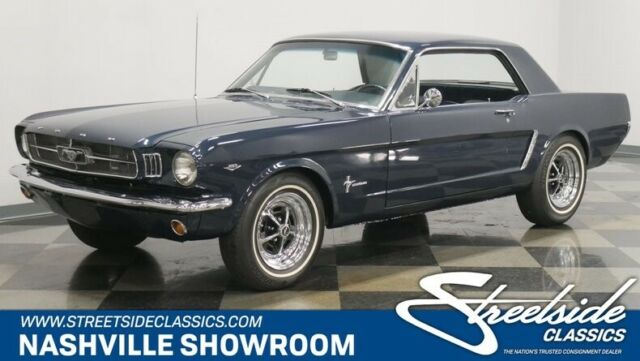 1965 Blue Ford Mustang Coupe