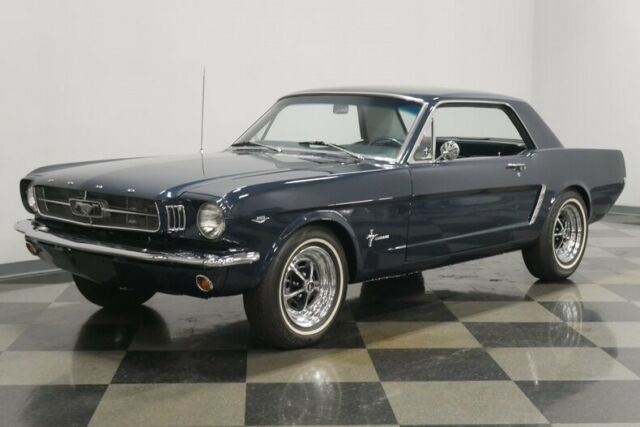 1965 Blue Ford Mustang Coupe