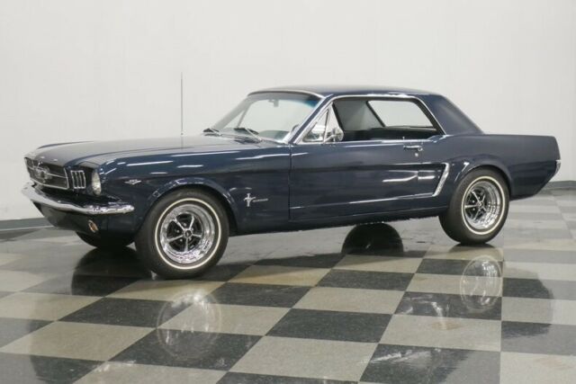 1965 Blue Ford Mustang Coupe
