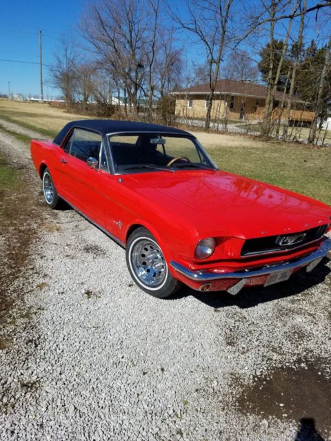 1966 Red Ford Mustang Coupe