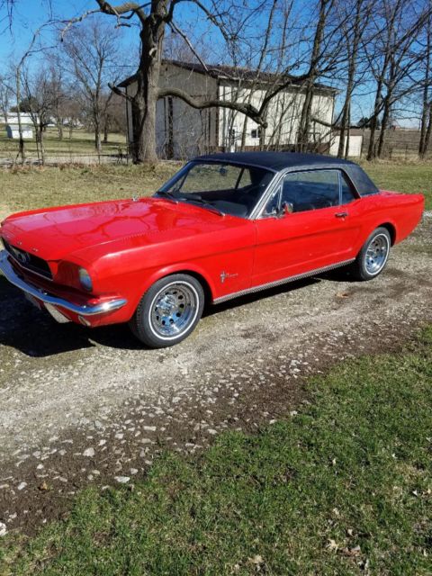 1966 Red Ford Mustang Coupe