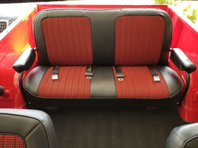 1972 Red Chevrolet Blazer Convertible