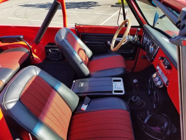1972 Red Chevrolet Blazer Convertible