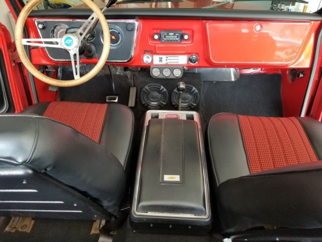 1972 Red Chevrolet Blazer Convertible