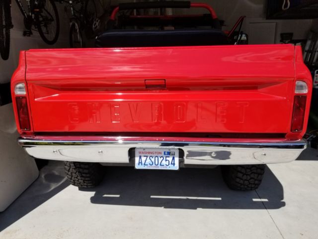 1972 Red Chevrolet Blazer Convertible
