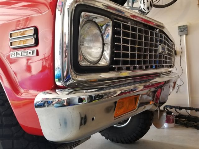 1972 Red Chevrolet Blazer Convertible