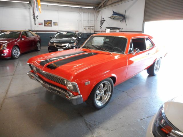 1968 Orange Chevrolet Nova Coupe