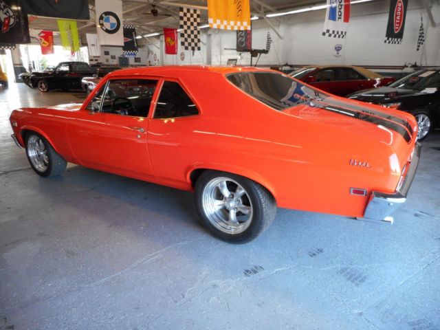 1968 Orange Chevrolet Nova Coupe