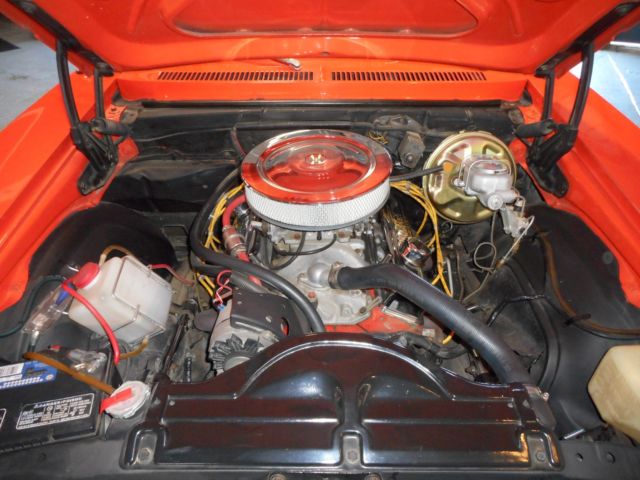 1968 Orange Chevrolet Nova Coupe