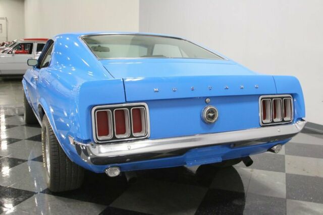1970 Blue Ford Mustang Fastback