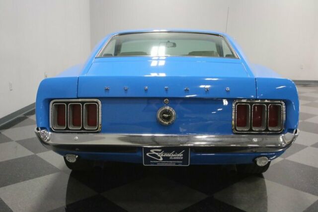 1970 Blue Ford Mustang Fastback
