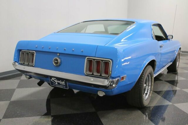 1970 Blue Ford Mustang Fastback