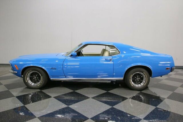 1970 Blue Ford Mustang Fastback