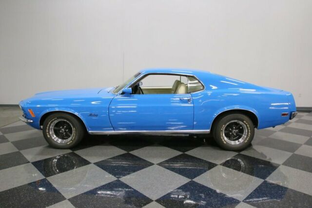 1970 Blue Ford Mustang Fastback