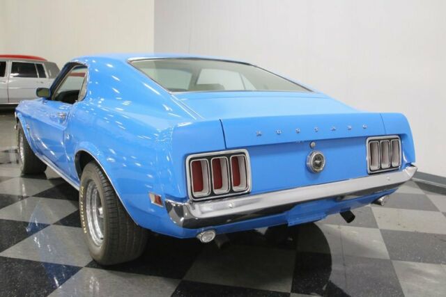 1970 Blue Ford Mustang Fastback