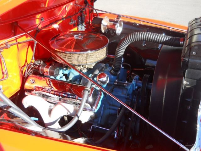 1955 Orange Ford F-100 Pickup Truck