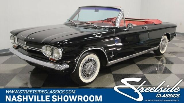 1964 Black Chevrolet Corvair Convertible