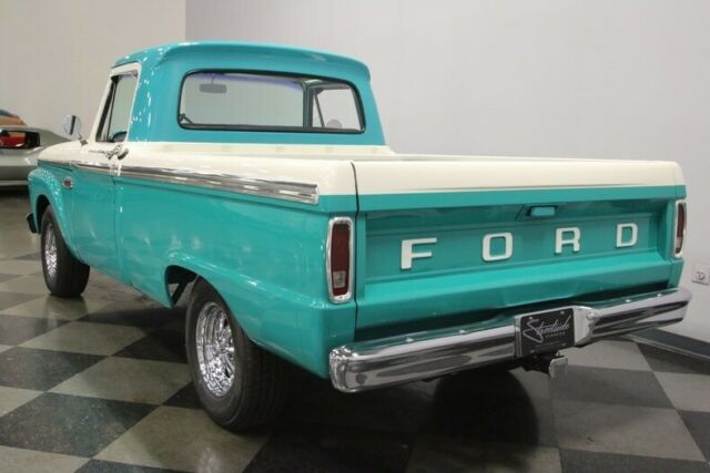 1965 Teal Ford F-100 Pickup Truck