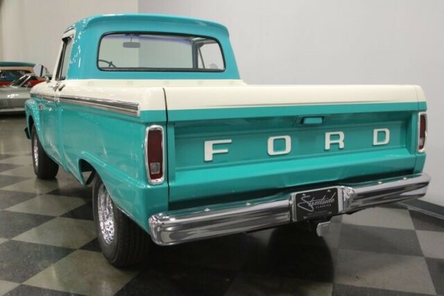 1965 Teal Ford F-100 Pickup Truck