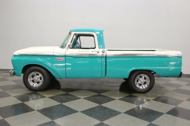 1965 Teal Ford F-100 Pickup Truck