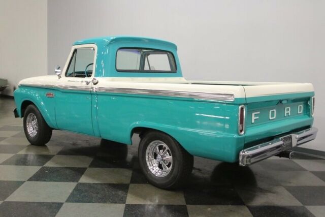 1965 Teal Ford F-100 Pickup Truck