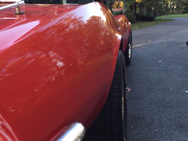 1968 Red Chevrolet Corvette Convertible