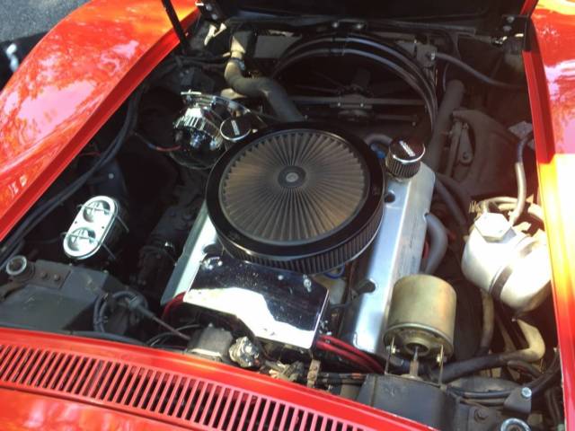 1968 Red Chevrolet Corvette Convertible