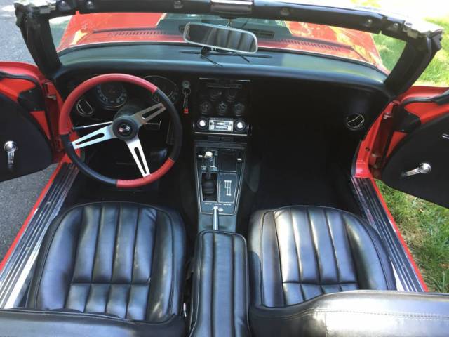 1968 Red Chevrolet Corvette Convertible