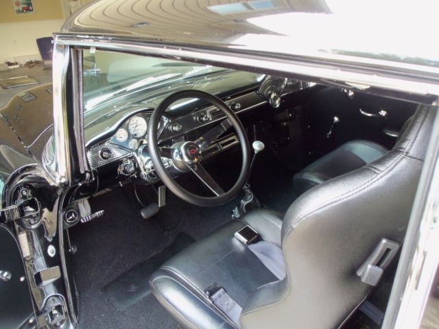 1955 Black Chevrolet Bel Air/150/210 Hard Top