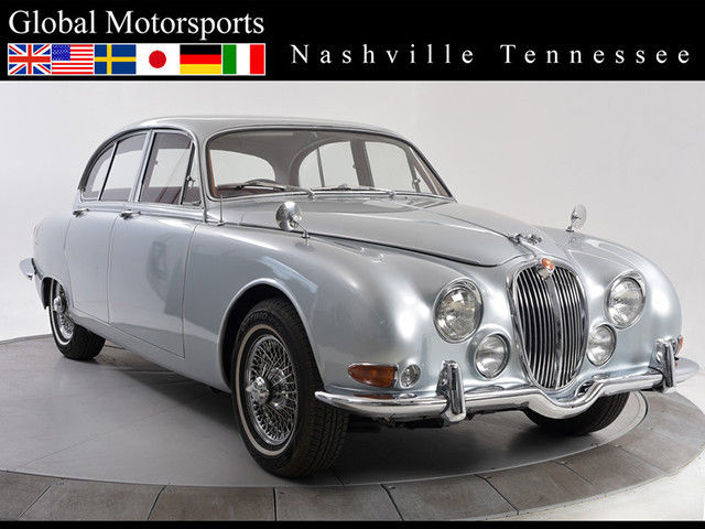 1965 Silver Jaguar S-Type Sedan