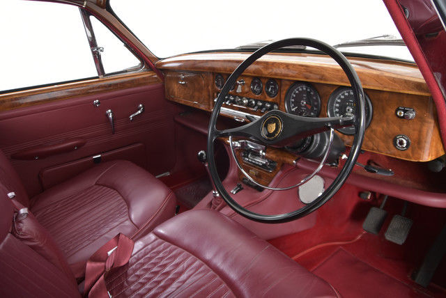 1965 Silver Jaguar S-Type Sedan