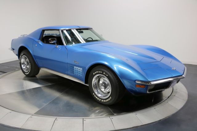 1971 Blue Chevrolet Corvette Coupe