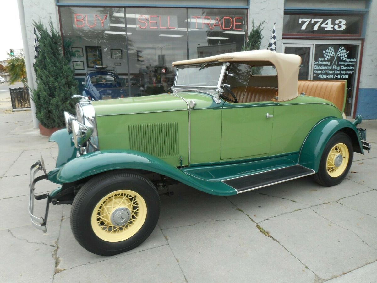 1931 Green/Green Chevrolet AE Convertible