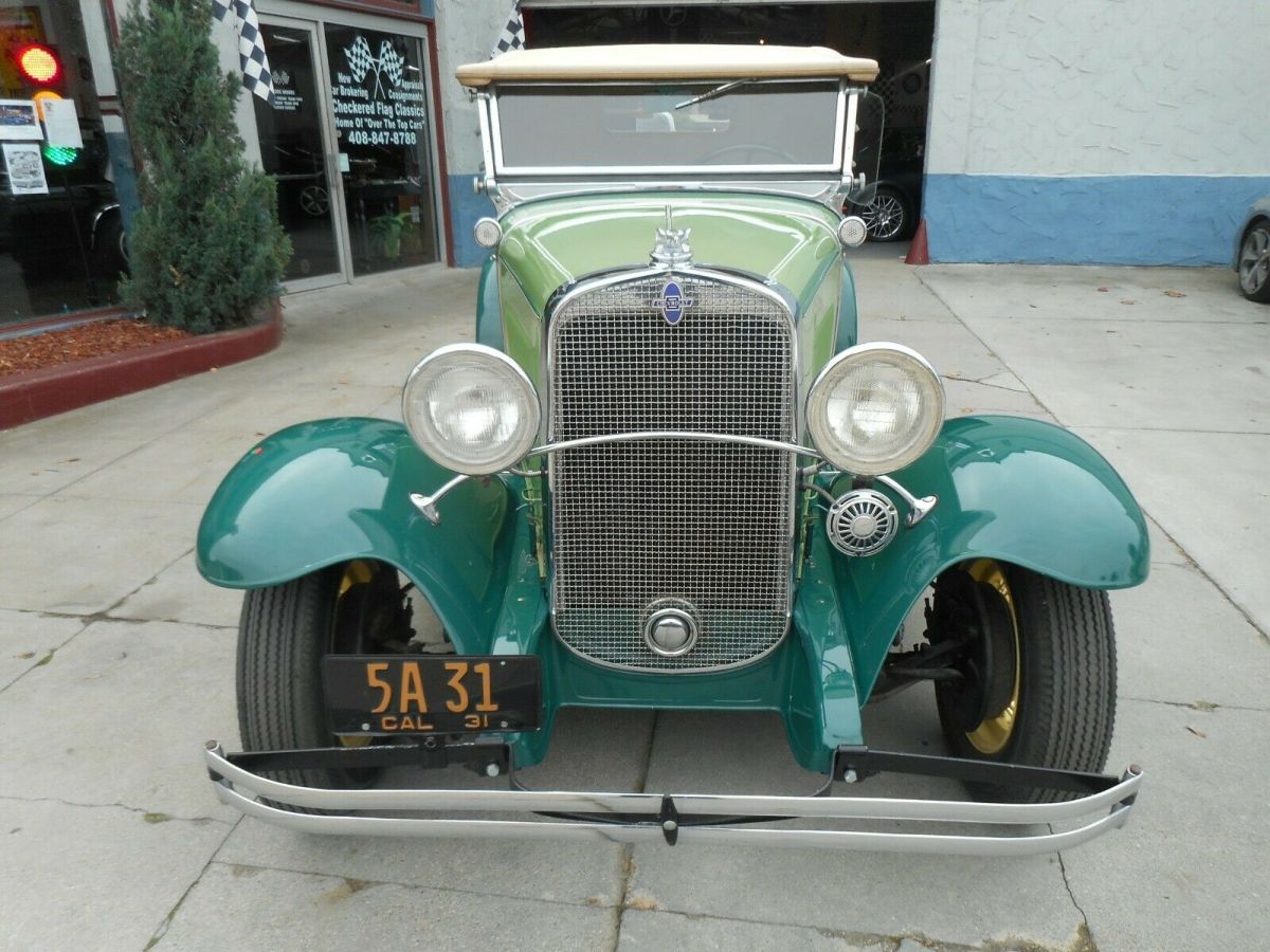 1931 Green/Green Chevrolet AE Convertible