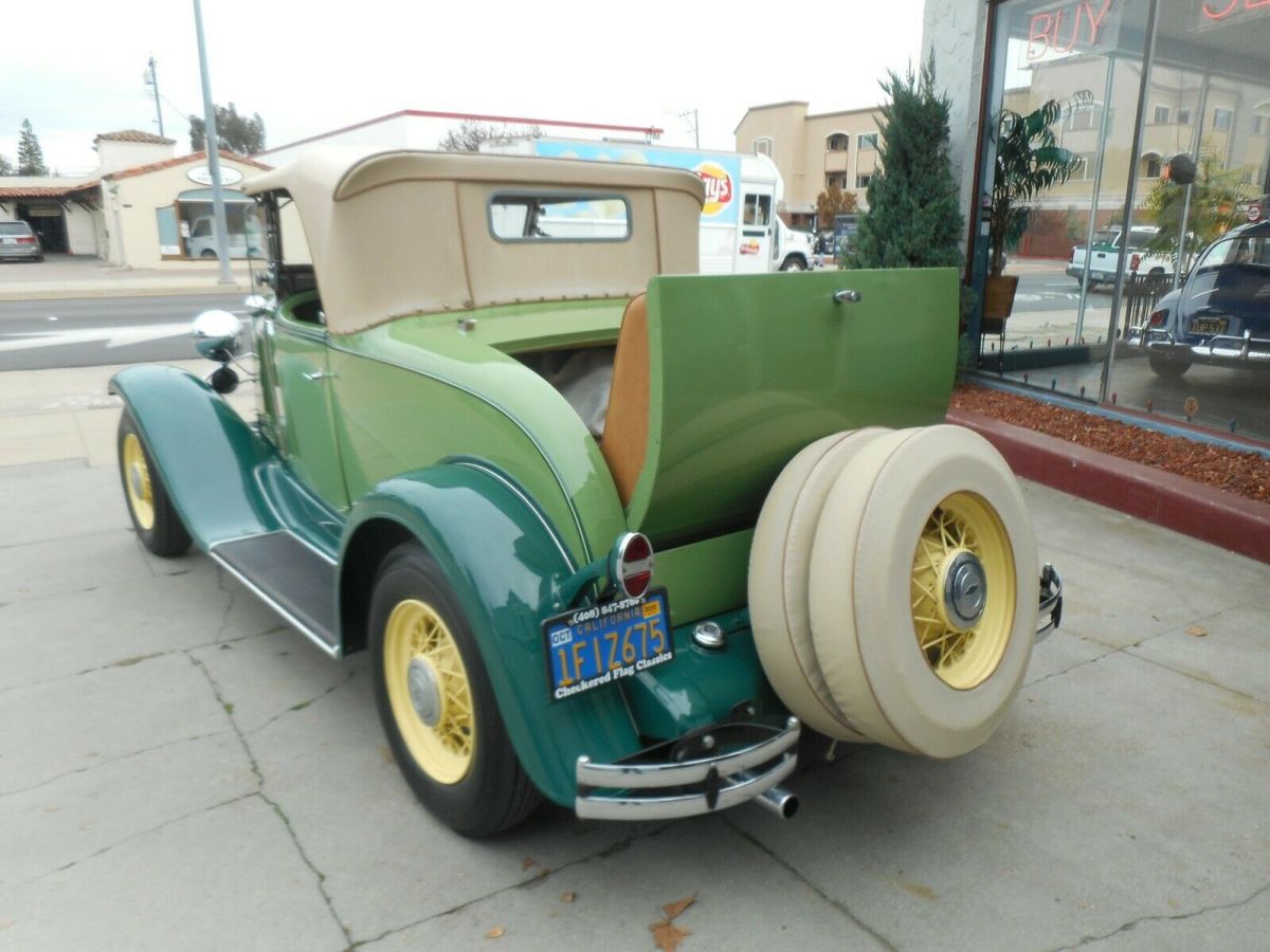 1931 Green/Green Chevrolet AE Convertible