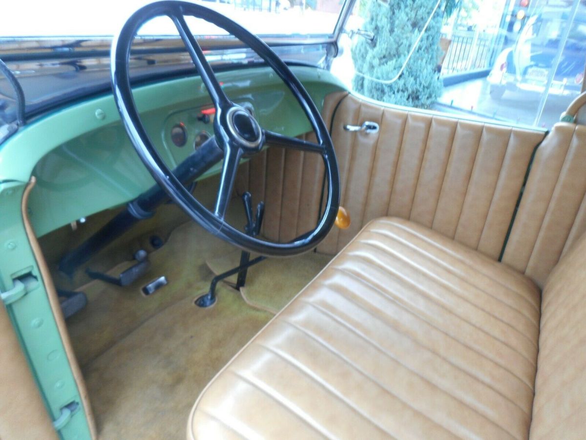 1931 Green/Green Chevrolet AE Convertible