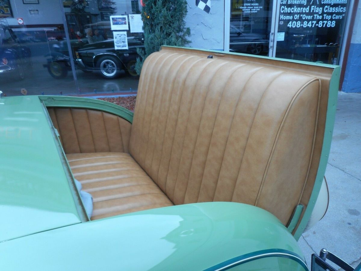 1931 Green/Green Chevrolet AE Convertible