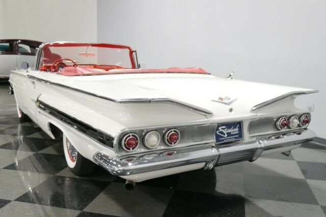 1960 White Chevrolet Impala Convertible