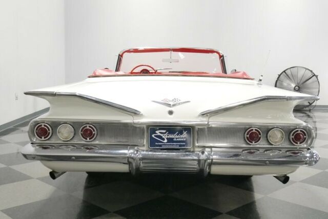 1960 White Chevrolet Impala Convertible