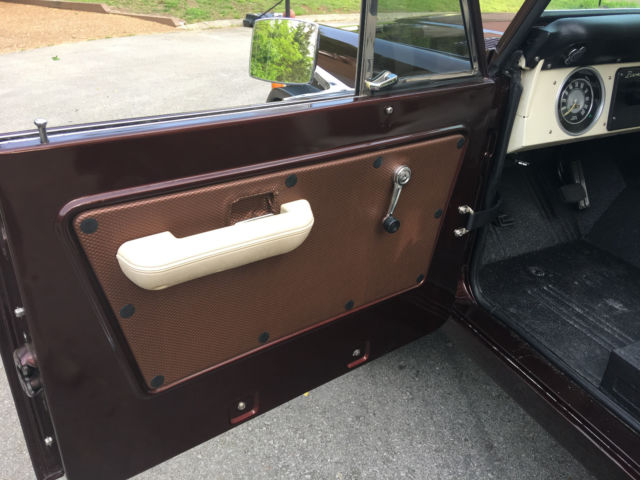 1975 Burgundy Ford Bronco
