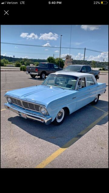 1965 Sparkly baby blue Ford Falcon Sedan