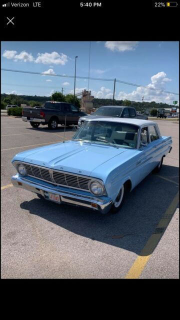 1965 Sparkly baby blue Ford Falcon Sedan