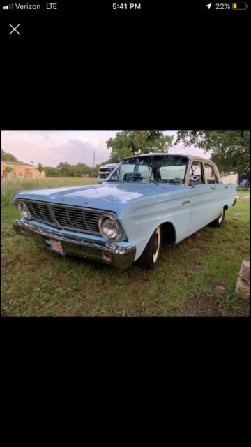1965 Sparkly baby blue Ford Falcon Sedan