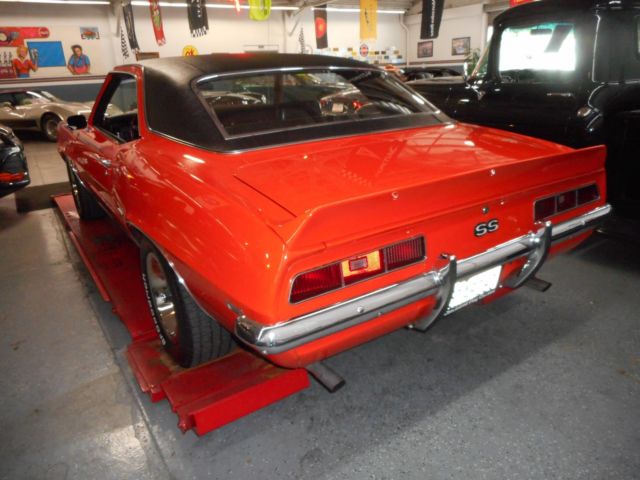 1969 Orange Chevrolet Camaro Coupe